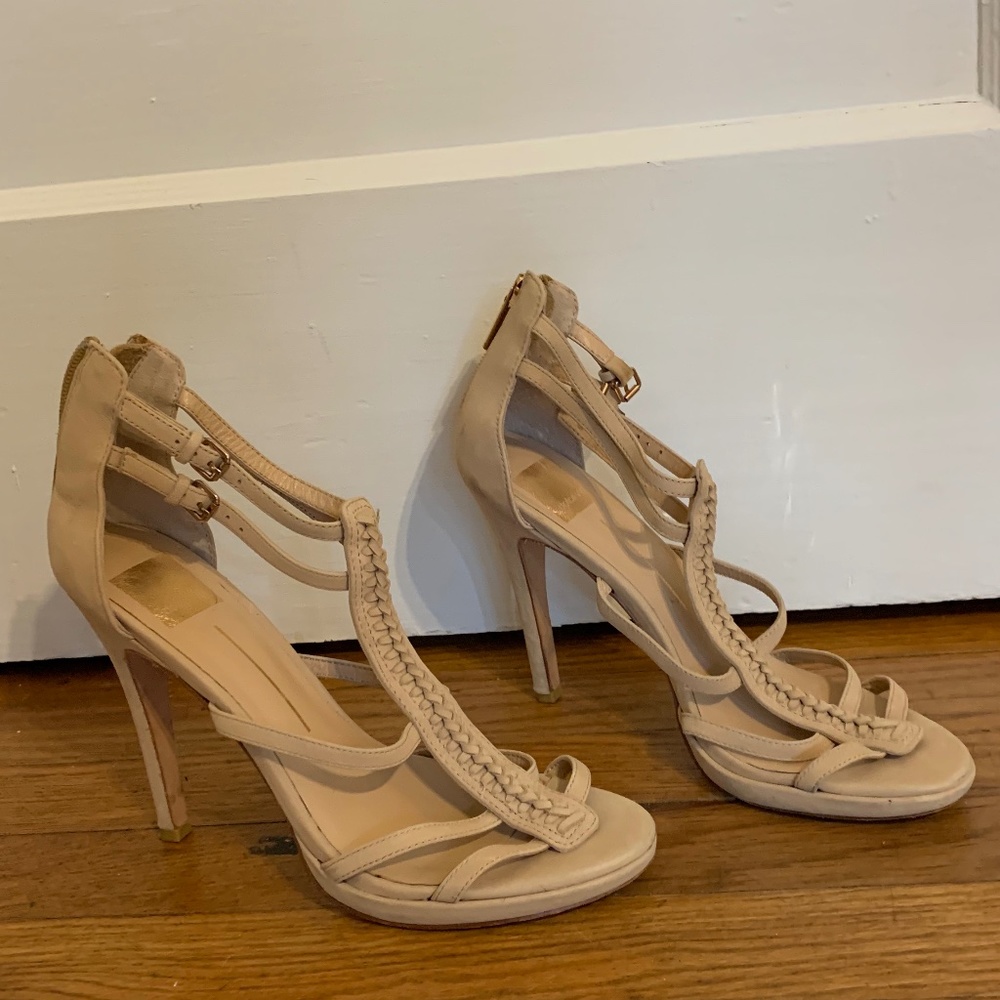 Dolce Vida Strappy Braided Heels